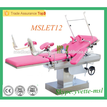 MSLET12M Gynaecology delivery bed Electric Delivery Bed in hospital